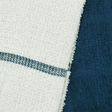 Set of 12 Rosa Navy Cotton Rich Terry Tea Towels - Side View