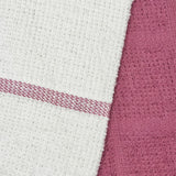 Set of 4 Rosa Cotton Rich Terry Tea Towels 42 x 62cm Cherry - Front View