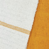 Set of 4 Rosa Cotton Rich Terry Tea Towels 42 x 62cm Mustard - Front View