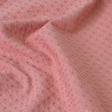 J Elliot Home Waffle Set of 4 Cotton Tea Towels 50 x 70 cm Clay Pink - Front View