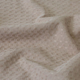 J Elliot Home Waffle Set of 4 Cotton Tea Towels 50 x 70 cm Sandstone - Front View