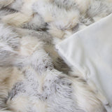 J Elliot Home Arctic Luxury Faux Fur Throw 130 x 160cm - Front View