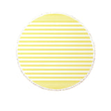J.Elliot Home Round Cotton Turkish Towel Lemon Sorbet J.Elliot Home