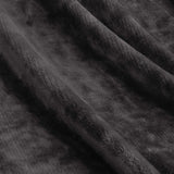 Ardor Lucia Luxury Push Blanket Charcoal Double - Side View