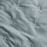 Ardor Saladin Chambray 3 Pcs Embroidered Comforter Set Queen/King - Side View
