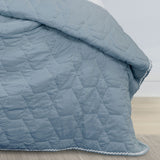 Jelly Bean Kids Bolston Pale Blue Kids Coverlet Set Single/Double - Side View