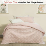Jelly Bean Kids Bolston Pink Kids Coverlet Set Single/Double - Front View