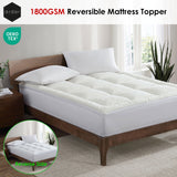 Ardor 1800GSM Reversible Mattress Topper Queen - Front View