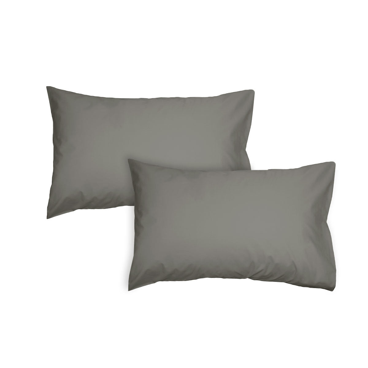 Luxury Charcoal 300TC Cotton Pillowcase Set ??Standard Size (2 Pack)
