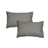 Luxury Charcoal 300TC Cotton Pillowcase Set ??Standard Size (2 Pack)