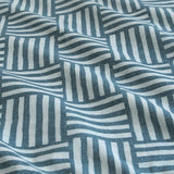 Ardor Fletcher Faded Indigo Printed Quilt Cover Set King - Side View