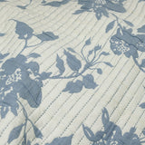 Algodon Abigail Multi Lightly Quilted Cotton Jacquard Quilt Cover Set King - Top-Down View