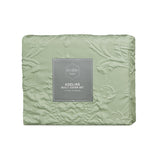 Ardor Adeline Sage Jacquard Damask Quilt Cover Set King - 45-Degree Angle