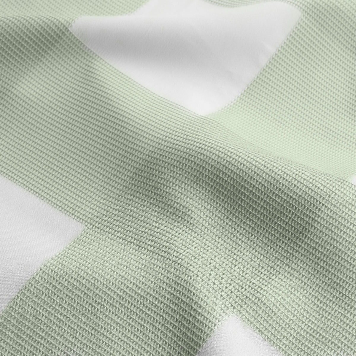 Ardor Ashlea Sage Oversized Waffle Check Quilt Cover Set King