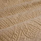Ardor Chateau Cinnamon Embossed Quilt Cover Set Queen - Side View