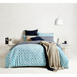 Ardor Coast Reversible Quilt Cover Set QUEEN - Side View