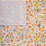 Jelly Bean Kids Flora Brown Quilt Cover Set Single - Front View