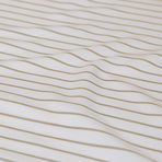 Ardor Frankie Natural Stripe Yarn Dyed Reversible Quilt Cover Set King