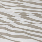 Ardor Frankie Natural Stripe Yarn Dyed Reversible Quilt Cover Set Queen