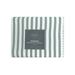 Ardor Frankie Sage Stripe Yarn Dyed Reversible Quilt Cover Set King