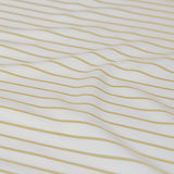 Ardor Frankie Yellow Stripe Yarn Dyed Reversible Quilt Cover Set King