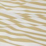 Ardor Frankie Yellow Stripe Yarn Dyed Reversible Quilt Cover Set Queen