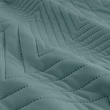 Ardor Hana Stormy Sea Embossed Velvet Quilt Cover Set King - Side View