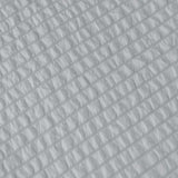 Ardor Ingrid Silver Seersucker Stripe Quilt Cover Set King - 45-Degree Angle