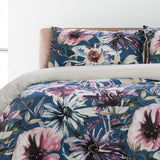 Ardor Jenna Printed Quilt Cover Set Queen - Side View