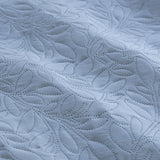 Ardor Lottie Bluebell Pinsonic Embossed Quilt Cover Set King - Top-Down View