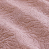 Ardor Lottie Blush Pinsonic Embossed Quilt Cover Set Queen - Top-Down View