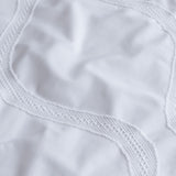 Ardor Lucy White Elegant Tufted Quilt Cover Set - Double Size