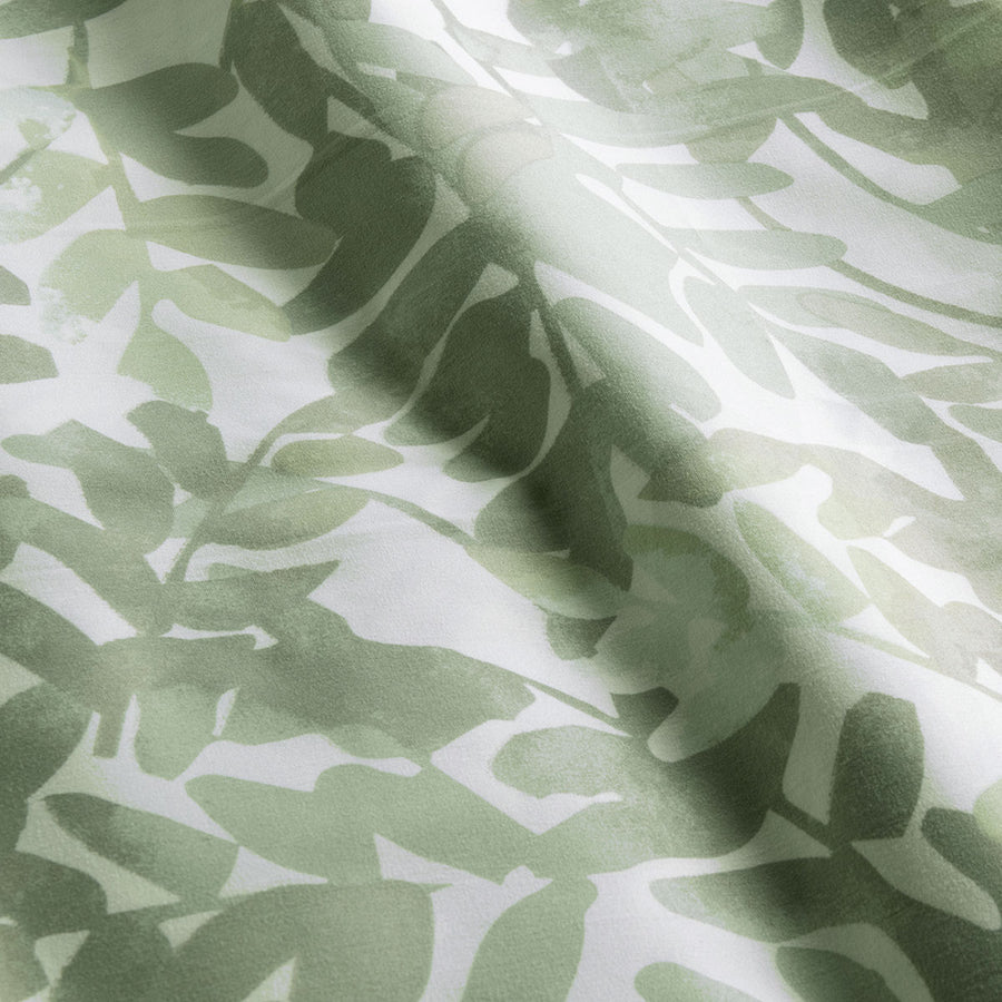 Ardor Solana Sage Watercolour Print Quilt Cover Set King