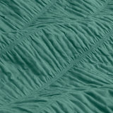 Ardor Tuscan Teal Ruched Quilt Cover Set King