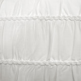Ardor Tuscany White Quilt Cover Set QUEEN - Side View