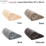 Ardor Lucia Luxury Push Throw Stone - Front View