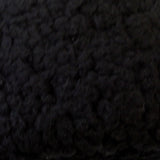Ardor Lupinia Black Sherpa Fleece Throw Rug 130 x 150cm - Side View