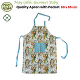 Gumnut Baby Delight Cotton Kitchen Apron 60 x 85 cm - Front View