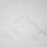 Rayon Bamboo Waffle Blanket Cot Size 140x120cm - Side View