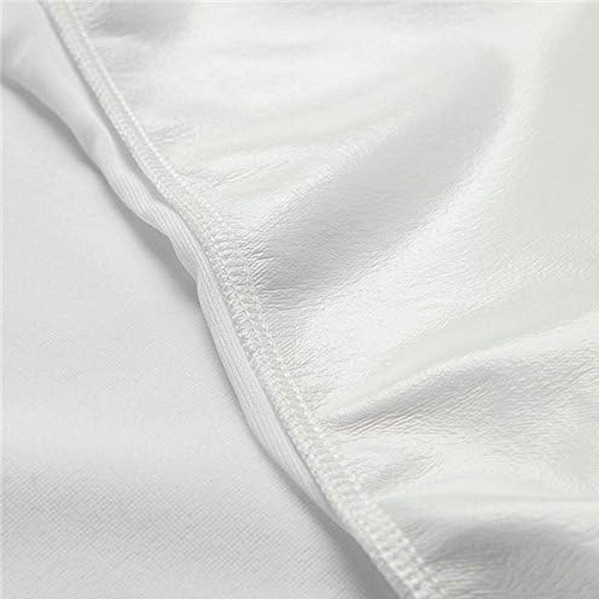 Bamboo Waterproof Fitted Mattress Protector for Large Cots - 135x77x19cm
