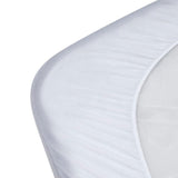 Bamboo Waterproof Fitted Mattress Protector for Standard Cot - 131x69x19cm - Side View