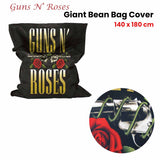 Guns N' Roses Giant Bean Bag Cover 140 x 180 cm - Front View