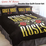 Guns N' Roses Quilt Cover Set Double 180 x 210cm - Front View