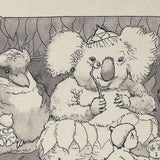 May Gibbs Mrs Bear's Party Limited Edition Cotton Tea Towels - Set of 2 (50 x 70 cm)