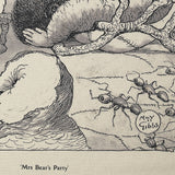 May Gibbs Mrs Bear's Party Limited Edition Cotton Tea Towels - Set of 2 (50 x 70 cm)