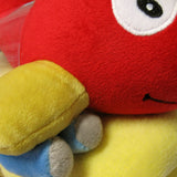 Baby Red Blanket with Toy Aeroplane - Front View