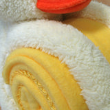 Baby Yellow Blanket with Toy Duckling - Front View