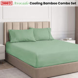 Ramesses Avocado 2000TC Cooling Bamboo Combo Set King Single - Front View