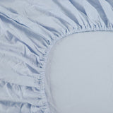 Ramesses 1000TC Linen Bamboo Fitted Sheet Combo Set Plein Air Double - Top-Down View