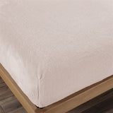 Ramesses Teddy Fleece Fitted Sheet Combo Set Beige Single - Side View